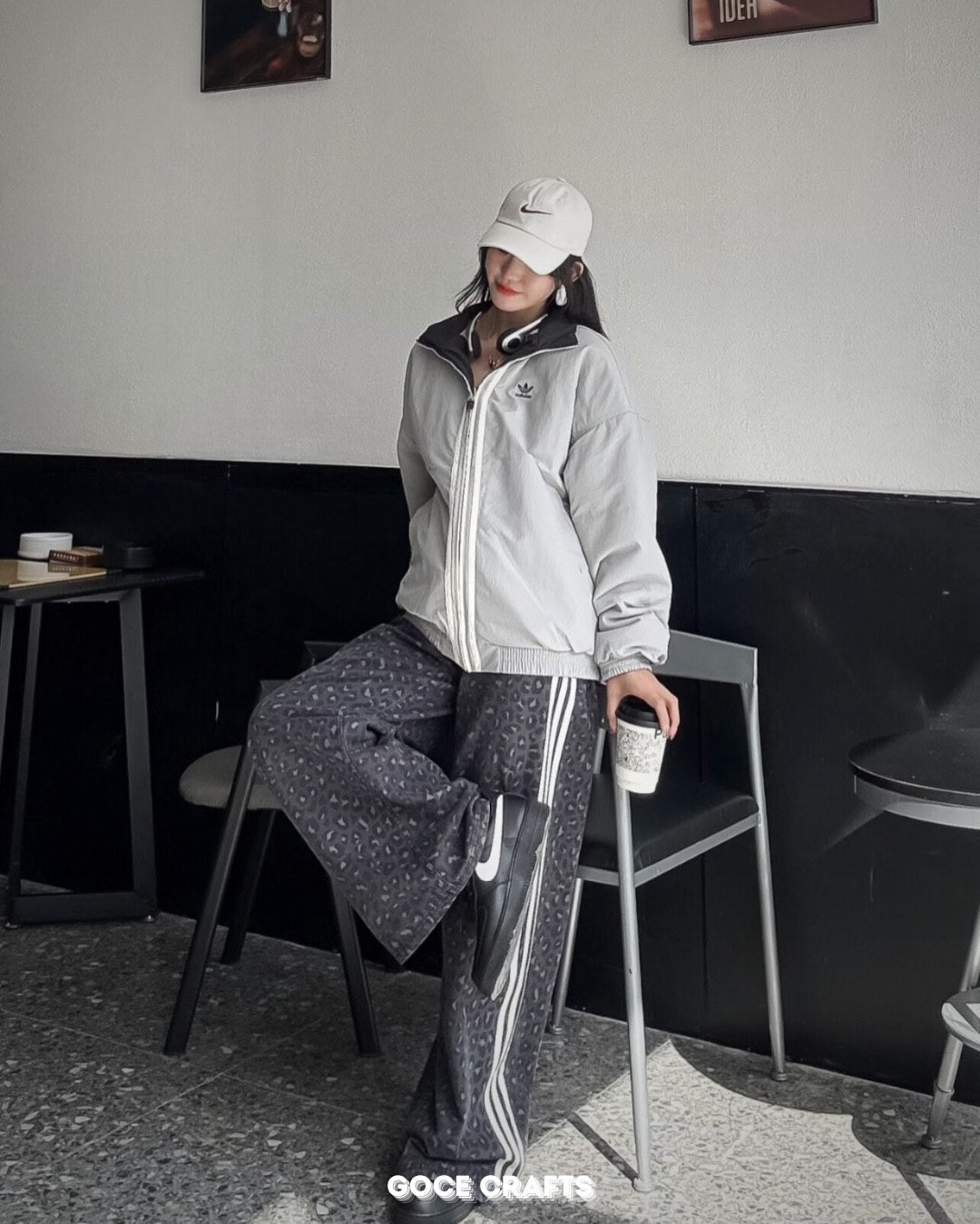 Adidas reversible warm winter jacket