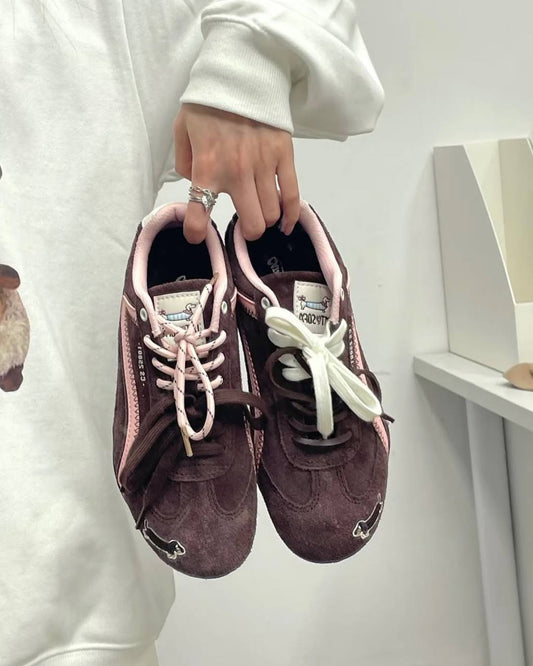 Dachshund Retro New Thin-soled Racing Shoes