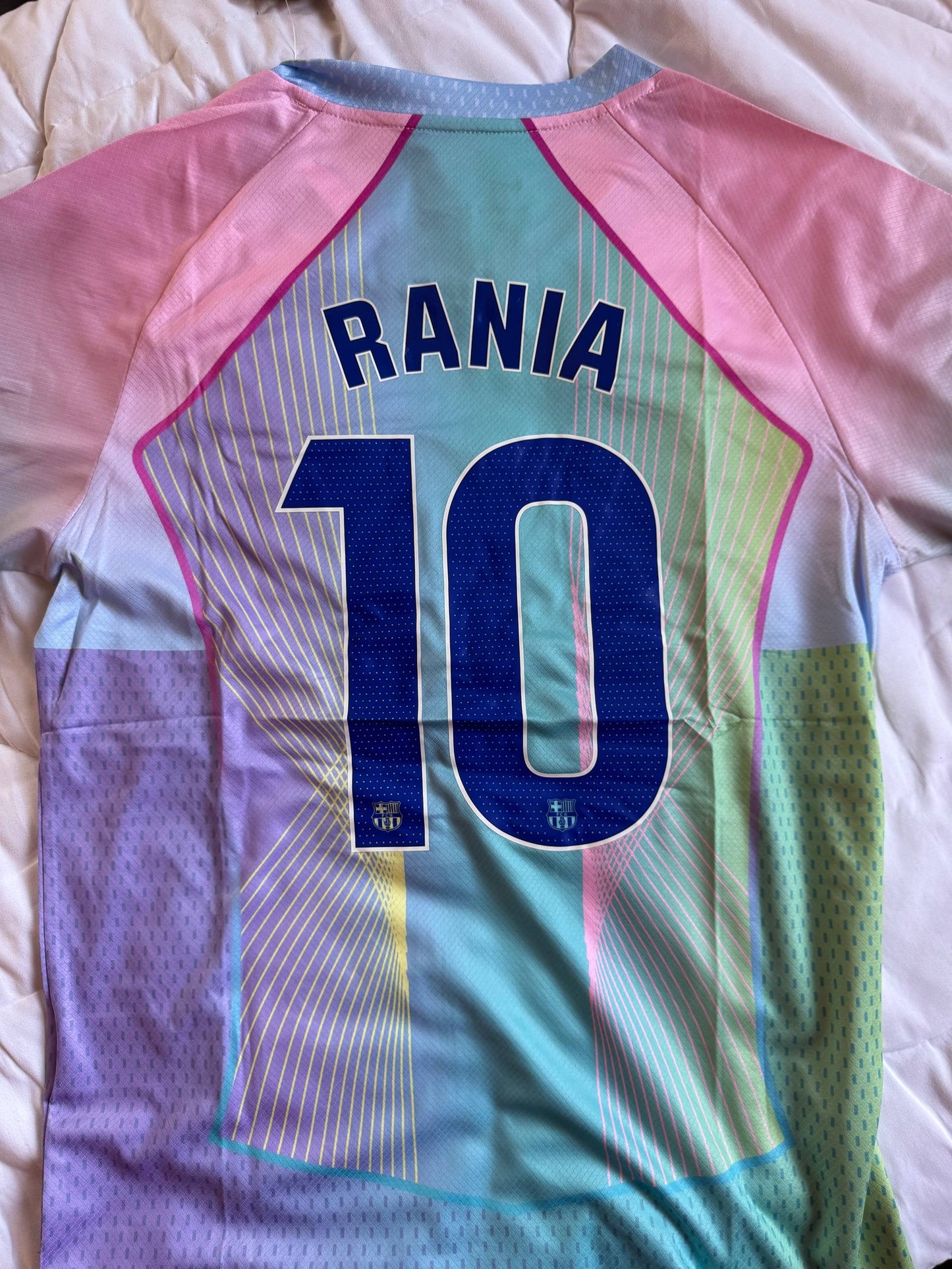 FC Barcelona Pastel Special Edition Jersey – Cinnamoroll Style