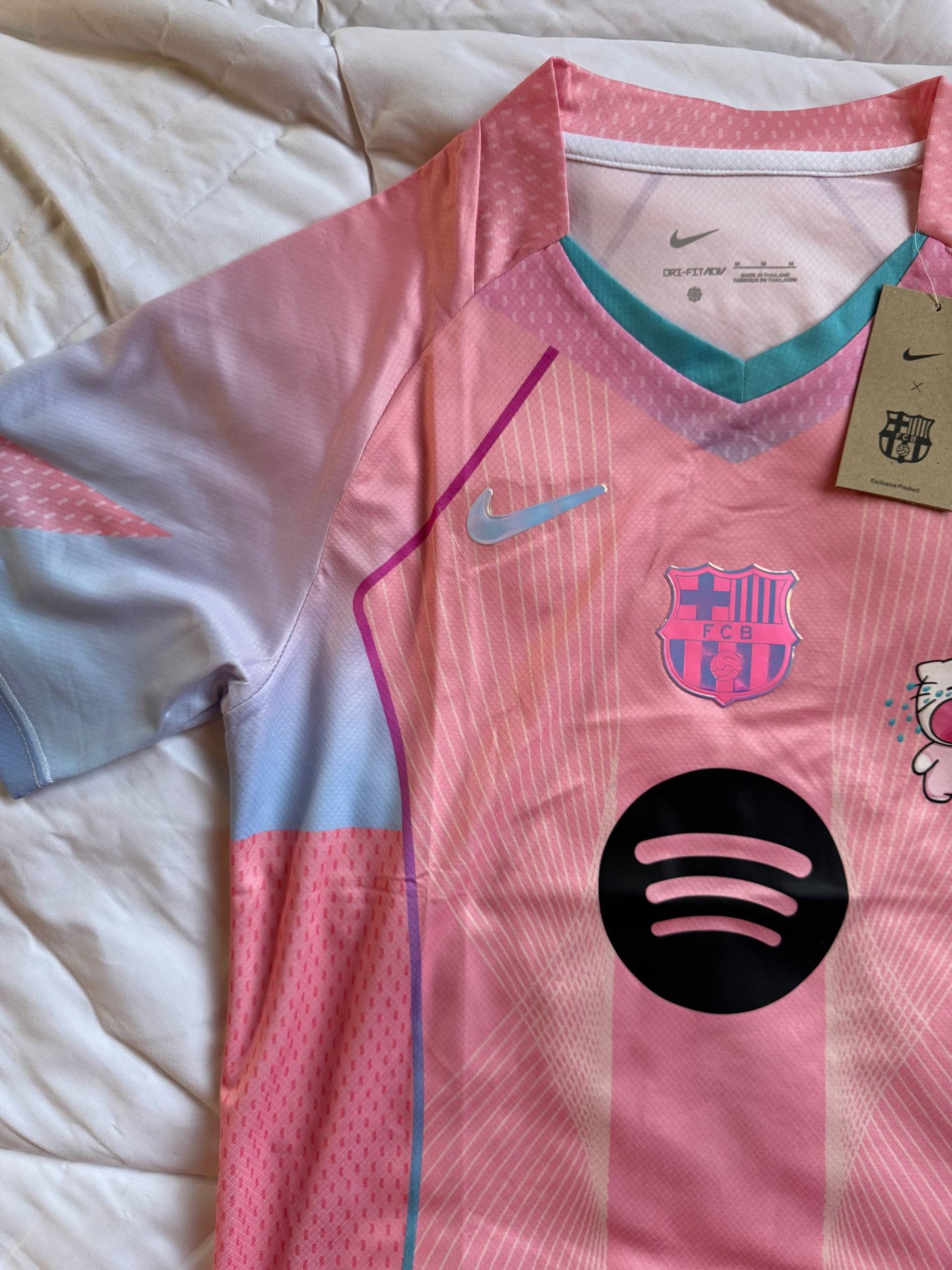 FC Barcelona Pink Special Edition Jersey – Hello Kitty Style